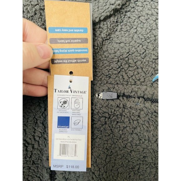 NWT Tailor Vintage FAST DRY fleece Jacket - XL - Picture 3 of 4